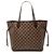 Borsa Tote Louis Vuitton Damier Ebene Neverfull MM Marrone