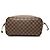 Borsa Tote Louis Vuitton Damier Ebene Neverfull MM Marrone - vista 3