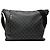 Borsa a tracolla Louis Vuitton Damier Graphite Mick MM Nera Nero