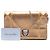 Borsa a tracolla Diorama con catena in vitello metallizzato oro Dior D'oro - vista 7