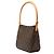 Borsa a tracolla Louis Vuitton Monogram Looping MM Marrone - vista 2