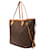 Borsa Tote Louis Vuitton Monogram Neverfull MM Marrone - vista 2