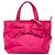 Prada Tessuto Canapa Logo Bow Satchel Rosa Pink