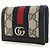 Cartera compacta Gucci GG Supreme Web Ophidia Beige - vista 11