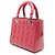 Borsa Lady Dior Medium in pelle verniciata Cannage Rosa - vista 2