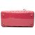 Borsa Lady Dior Medium in pelle verniciata Cannage Rosa - vista 3