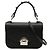 Borsa Satchel Prada Saffiano Lux Arcade Nera Nero