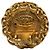 Orecchini a clip rotondi Chanel CC placcati oro D'oro - vista 3