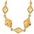 Collana a catena con logo placcato oro Chanel Gold D'oro