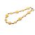 Collana a catena con logo placcato oro Chanel Gold D'oro - vista 5