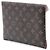 Clutch Louis Vuitton Monogram Pochette Kirigami GM marrone - vista 2
