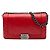 Borsa a tracolla Chanel Old Medium Boy Reverso Flap in pelle di vitello rossa Rosso