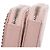 Borsetta Triangle Prada Mini in raso e pelle rosa con cristalli - vista 10