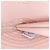 Borsetta Triangle Prada Mini in raso e pelle rosa con cristalli - vista 5