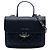 Borsa a tracolla Chanel Small Quilted Goatskin CC Box Flap Blu