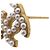 Orecchini Swing con perle finte placcati oro Chanel CC Gold con chiusura a lobo D'oro - vista 4