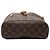 Zaino Louis Vuitton Monogram Montsouris Marrone - vista 3