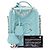Borsa Vanity Verticale Chanel Caviar CC Filigree blu - vista 7