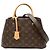 Borsa Satchel Louis Vuitton Monogram Montaigne BB Marrone