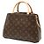 Borsa Satchel Louis Vuitton Monogram Montaigne BB Marrone - vista 2