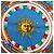 Foulard di seta Hermès Astrologie Dies et Hore blu - vista 2