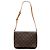Borsa a tracolla Louis Vuitton Monogram Musette Tango marrone con tracolla corta