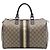 Borsa Boston Gucci Medium GG Supreme Joy Web Beige