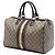 Borsa Boston Gucci Medium GG Supreme Joy Web Beige - vista 2