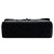 Borsa a tracolla Chanel Jumbo Classic Lambskin Double Flap nera Nero - vista 3