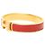 Bracciale Clic H PM stretto in smalto rosso Hermès - vista 2