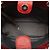 Borsa Tote Petite Shopping Chanel Caviar Rossa Rosso - vista 4