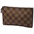 Bucket Pouch a secchiello Marais Louis Vuitton Damier Ebene marrone - vista 2