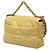 Borsa Chanel 19 Flap Satchel Medium in pelle di agnello gialla Giallo - vista 2