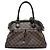 Borsa Satchel Louis Vuitton Damier Ebene Trevi PM Marrone