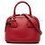 Borsa Dome Mini GG Charm in pelle rossa Gucci Rosso