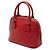 Borsa Dome Mini GG Charm in pelle rossa Gucci Rosso - vista 2
