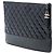 Clutch Chanel Large Gabrielle O Case in vitello invecchiato nero - vista 2
