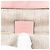 Borsa a tracolla a cupola Gucci Large Microguccissima rosa - vista 6