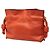 Borsa a tracolla Nano Leather Flamenco Knot Chain LOEWE Arancione - vista 2