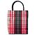 Borsa Tote Burberry House Check Canvas Rossa Rosso