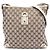 Borsa a tracolla Gucci GG Canvas Abbey D Ring Beige