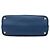 Borsa Double Satchel Prada Medium in pelle Saffiano blu - vista 3
