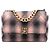 Borsa Chanel 19 Flap Satchel Large in cotone a quadri rosa