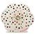Spilla Camelia in resina e cristalli CC White Chanel Bianco