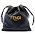 Pochette Pack in pelle nera Fendi Nero