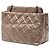 Tote Reissue 2.55 em couro de vitelo envelhecido acolchoado marrom Chanel - vista 2