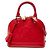 Borsa Satchel Alma BB Louis Vuitton Monogram Vernis Rossa Rosso
