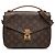 Borsa Louis Vuitton Monogram Pochette Metis Marrone