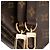 Borsa Louis Vuitton Monogram Pochette Metis Marrone - vista 9