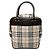 Borsa a mano Burberry House Check Canvas Beige